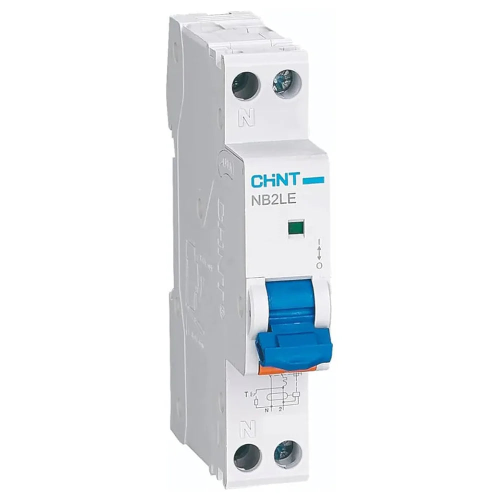 Magnetotermico differenziale 10A tipo AC 30 mA curva C NB2LE 1P+N 6kA 1M | 689001 | Chint