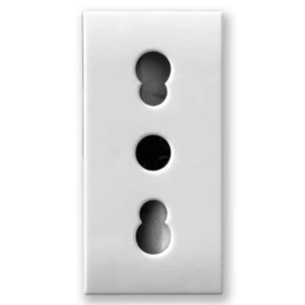 Presa Bipasso 2P+T 10/16A 1M 441006/15TS | Ave Domus S44