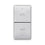 DOPPIO PULS.1P NA 10A FREC DOMUS 1M - 441056F - AVE DOMUS S44