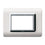 PLACCA TECN.44 BIANCO CORN.CROMO 3M - 44PY03BLC - AVE DOMUS S44