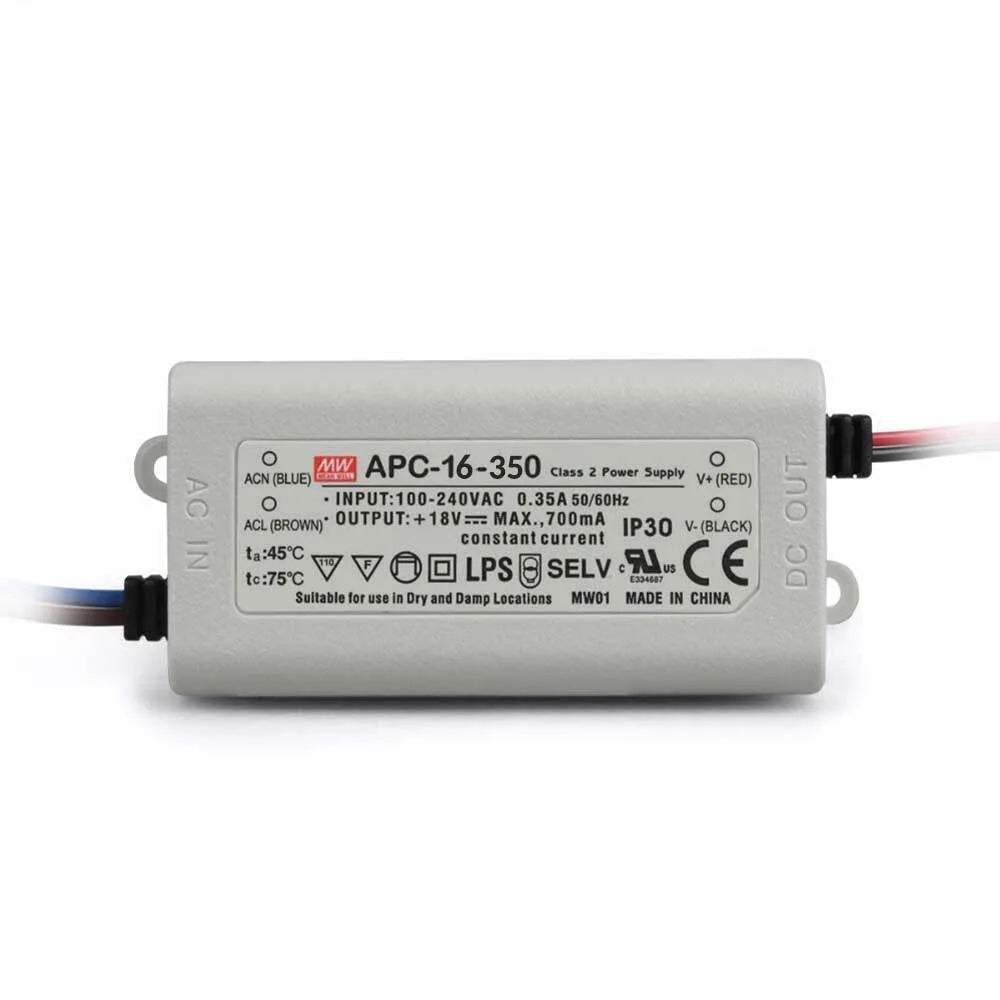 LED DRIVER 350MA 16W CLASSE II APC-16-350