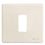 Bticino Magic Placca 1 Posto Resina Scatola Tonda 500/1/R