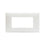Placca Bianco totale 4 moduli 44PJ04BT | Ave Young 44